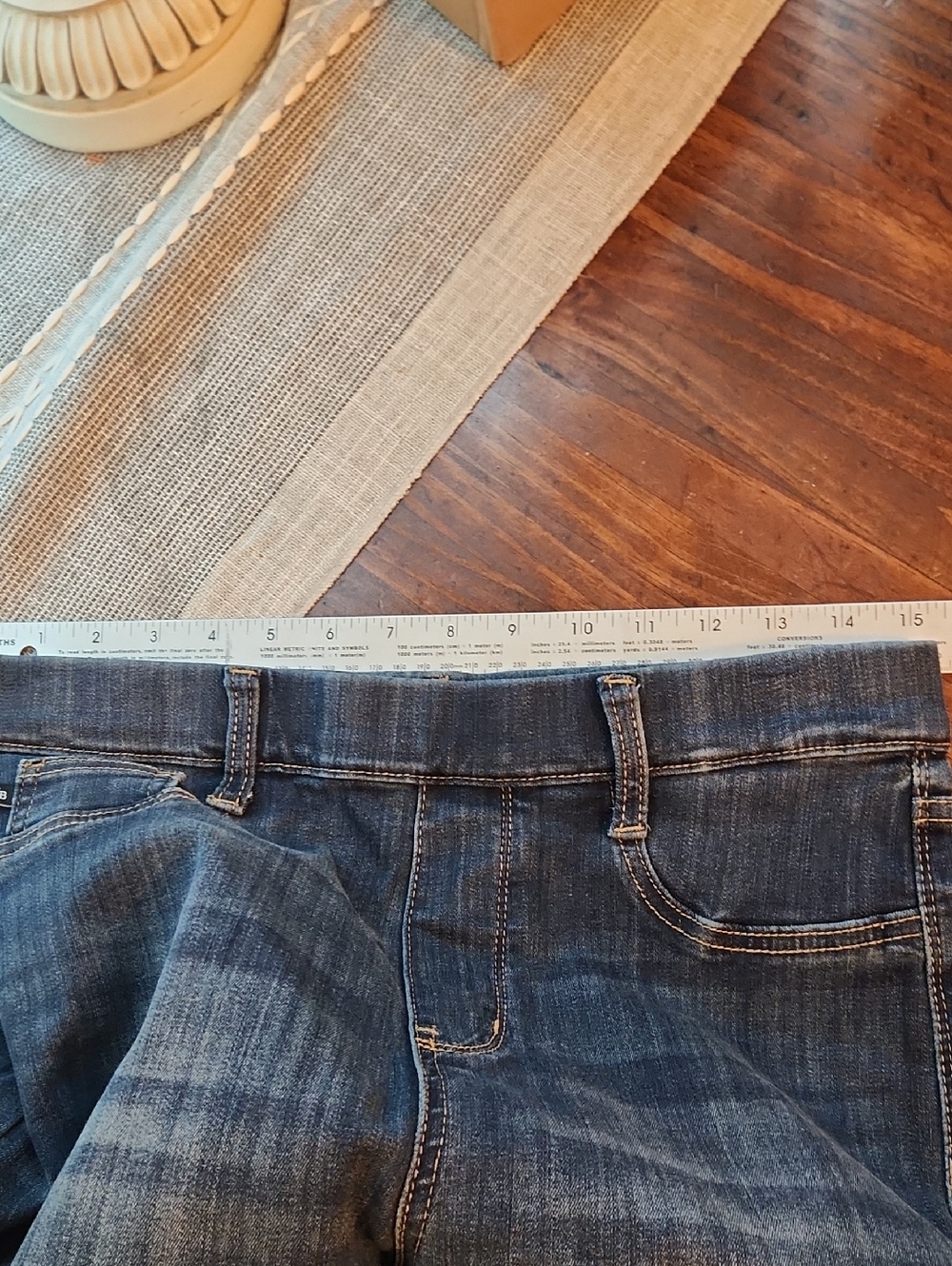 Judy Blue Pullon Bootcut Flarws Sz Jrs 9 Waist 29 - Picture 5 of 5